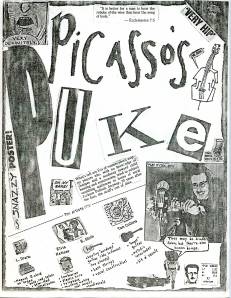 Picasso's Puke (Promotional Poster; 1986)